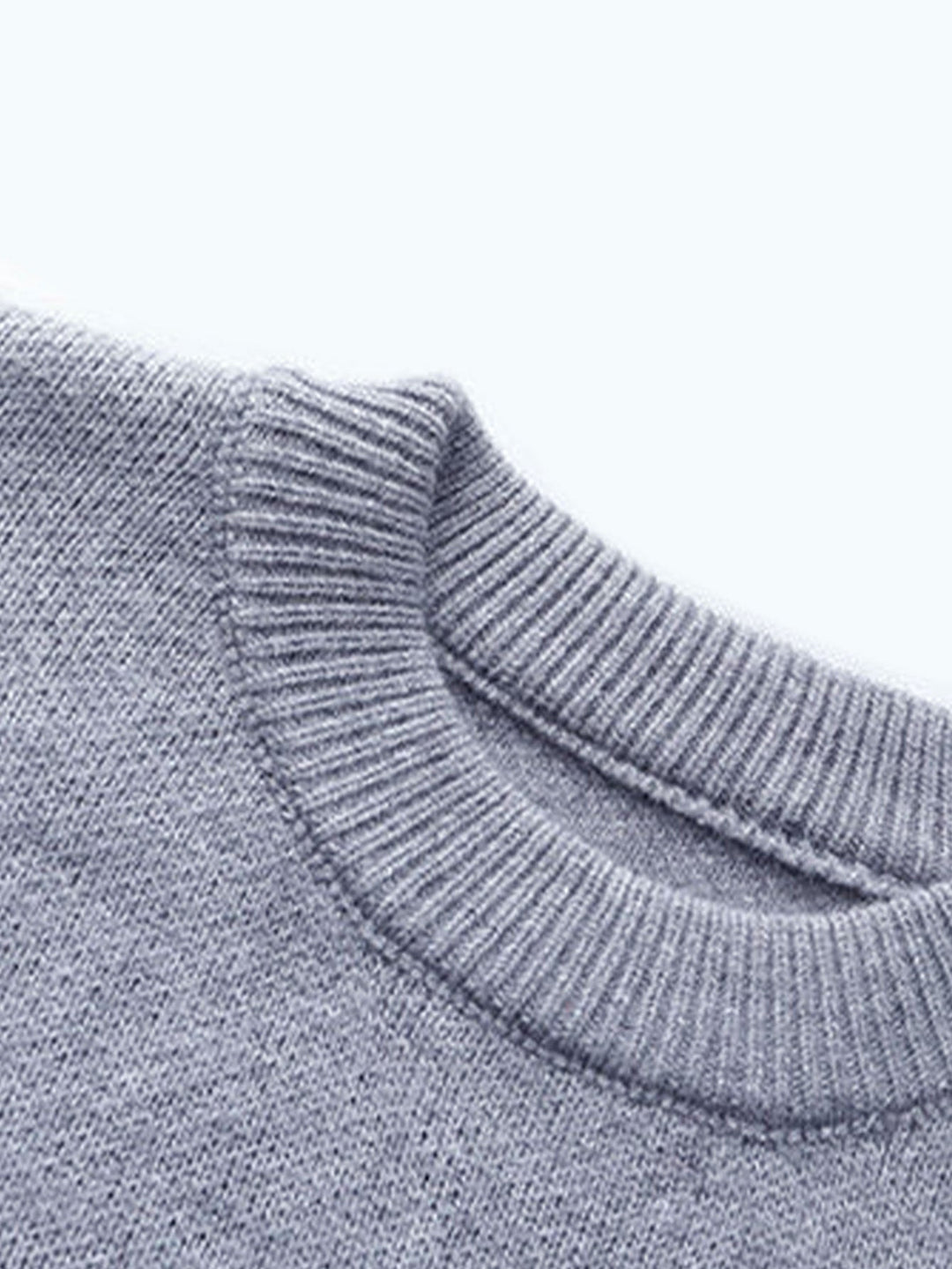 Japanese Cat Print Crew Neck Sweater