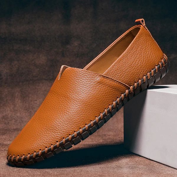 LEATHER LOAFERS