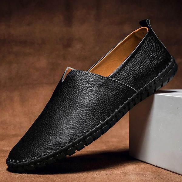 LEATHER LOAFERS