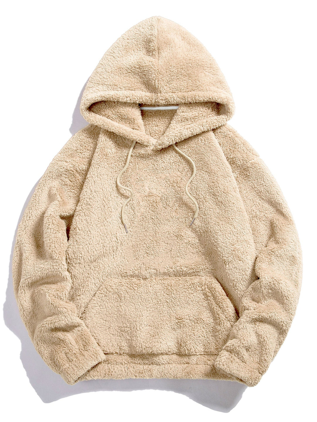 Basic Teddy Hoodie & Teddy Drawstring Shorts