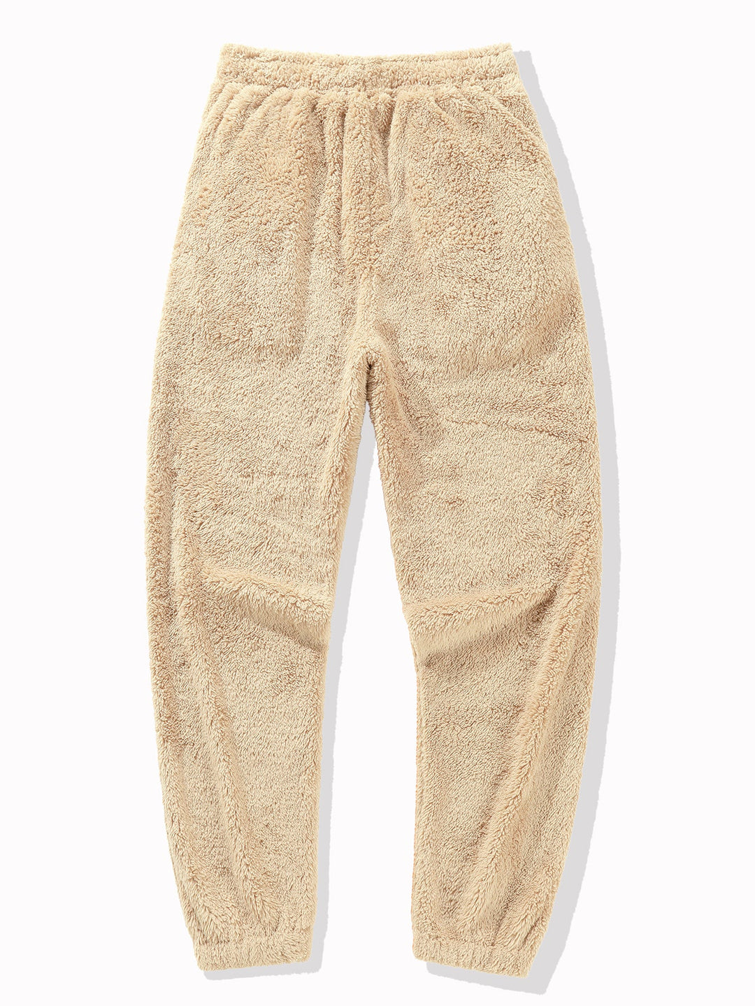 Bear Embroidered Patch Teddy Hoodie & Teddy Jogger Pants