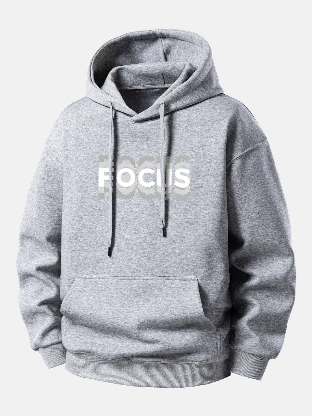 Focus Print Relax Fit Hoodie