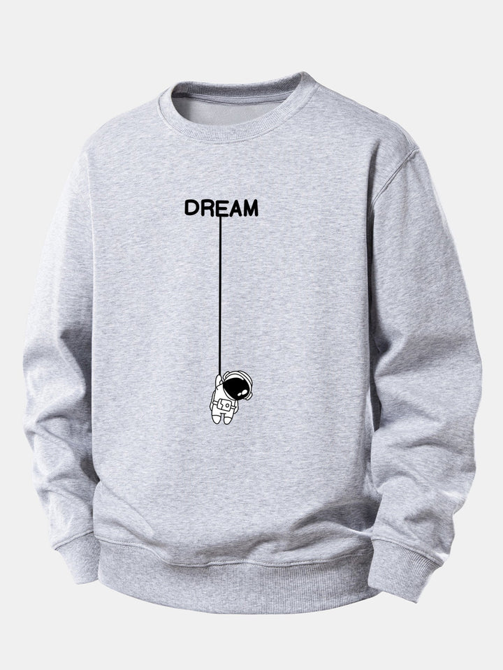 Dream Astronaut Print Relax Fit Sweatshirt