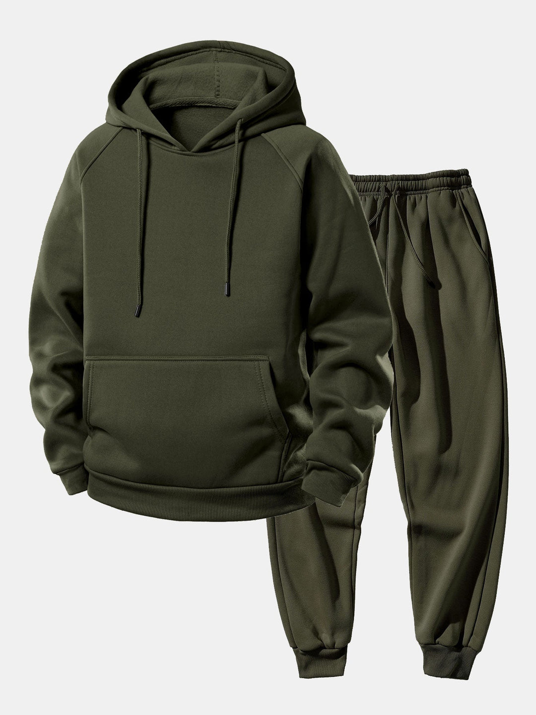 Basic Raglan Hoodies & Jogger Pants