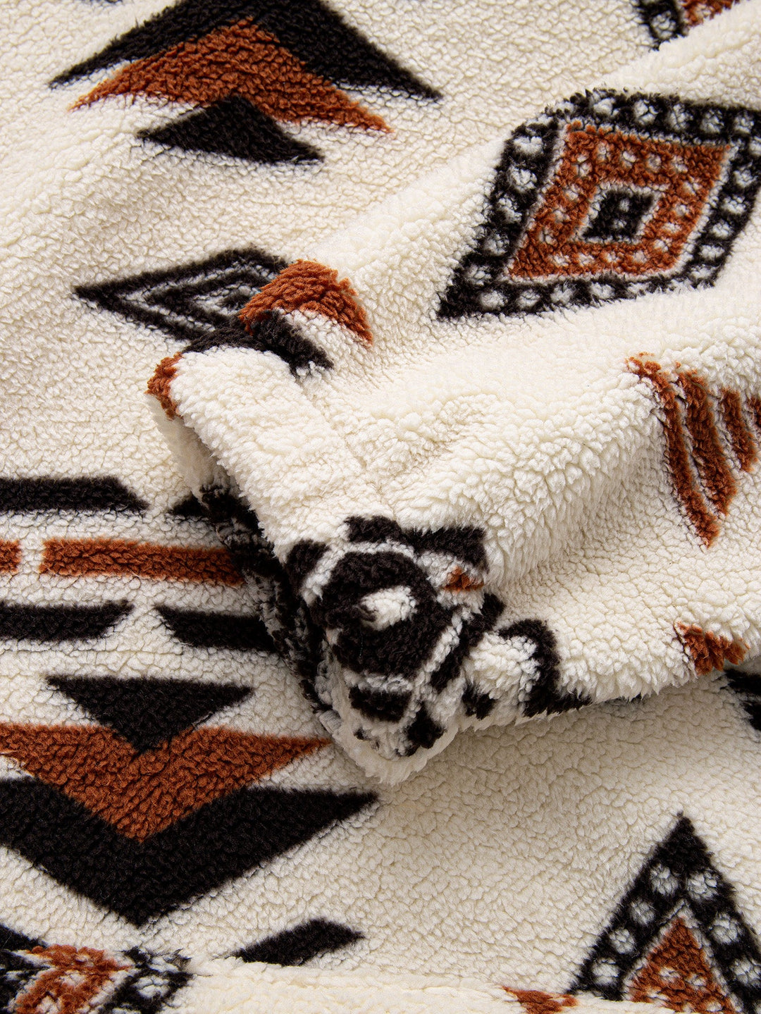 Aztec Print Teddy Hoodie & Jogging Pants