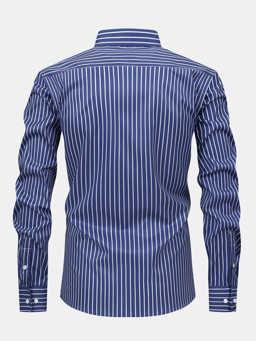 Long Sleeve Stripe Button Up Shirt