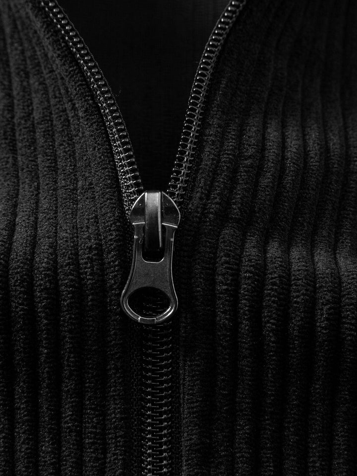 Corduroy Zip-Up Hoodie & Corduroy Jogger Pants