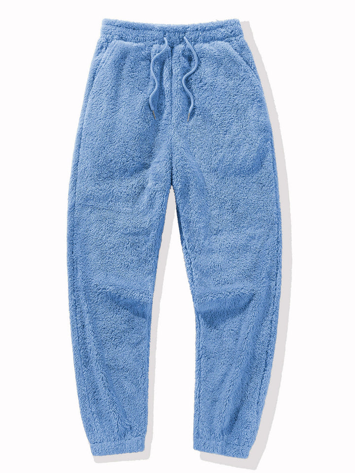 Basic Teddy Hoodie & Teddy Jogger Pants