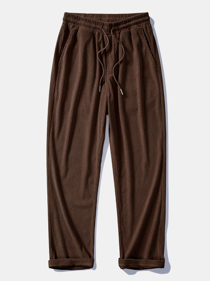 Straight Leg Corduroy Pants