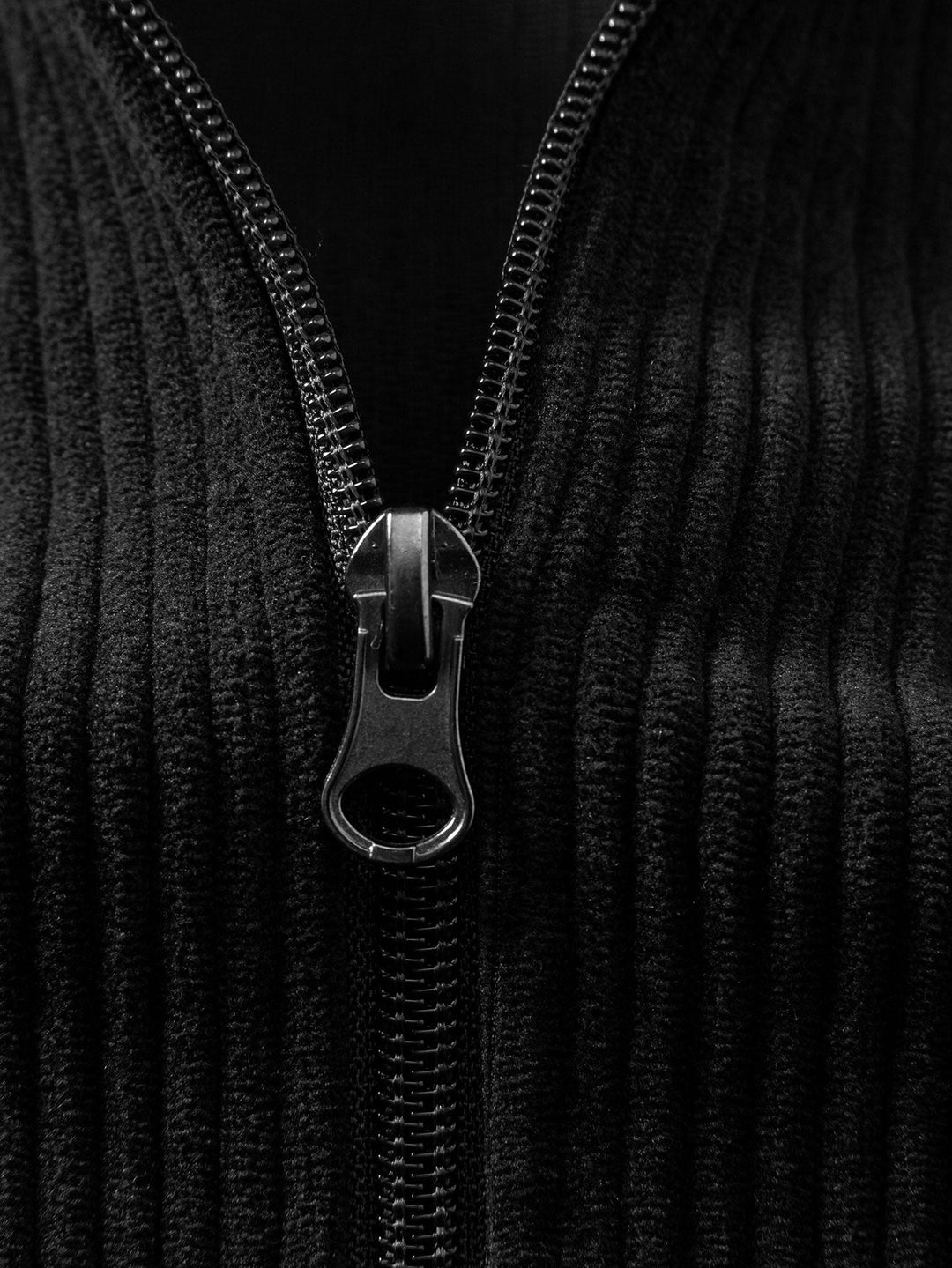 Corduroy Zip-Up Hoodie