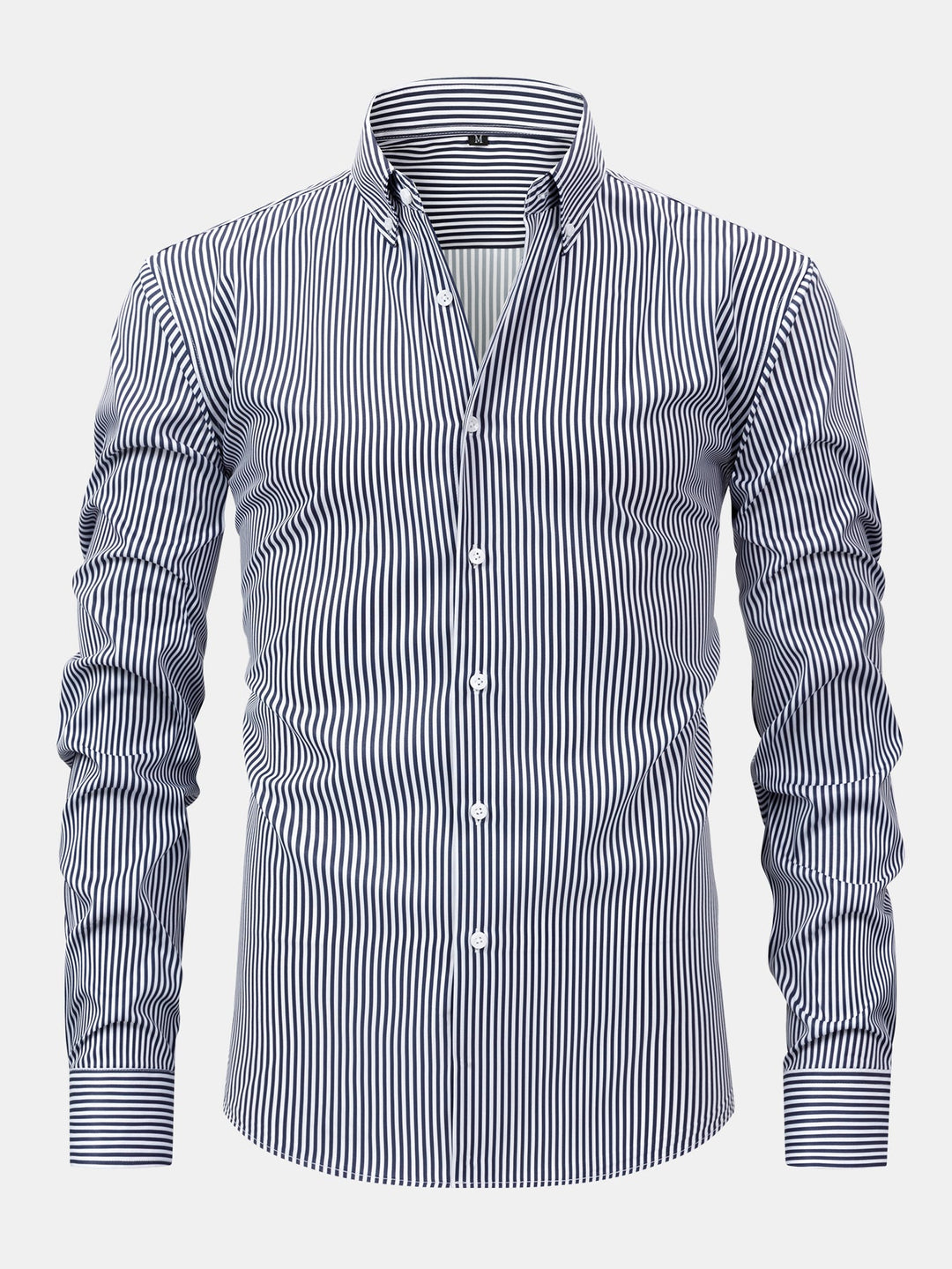 Long Sleeve Stripe Button Up Shirt