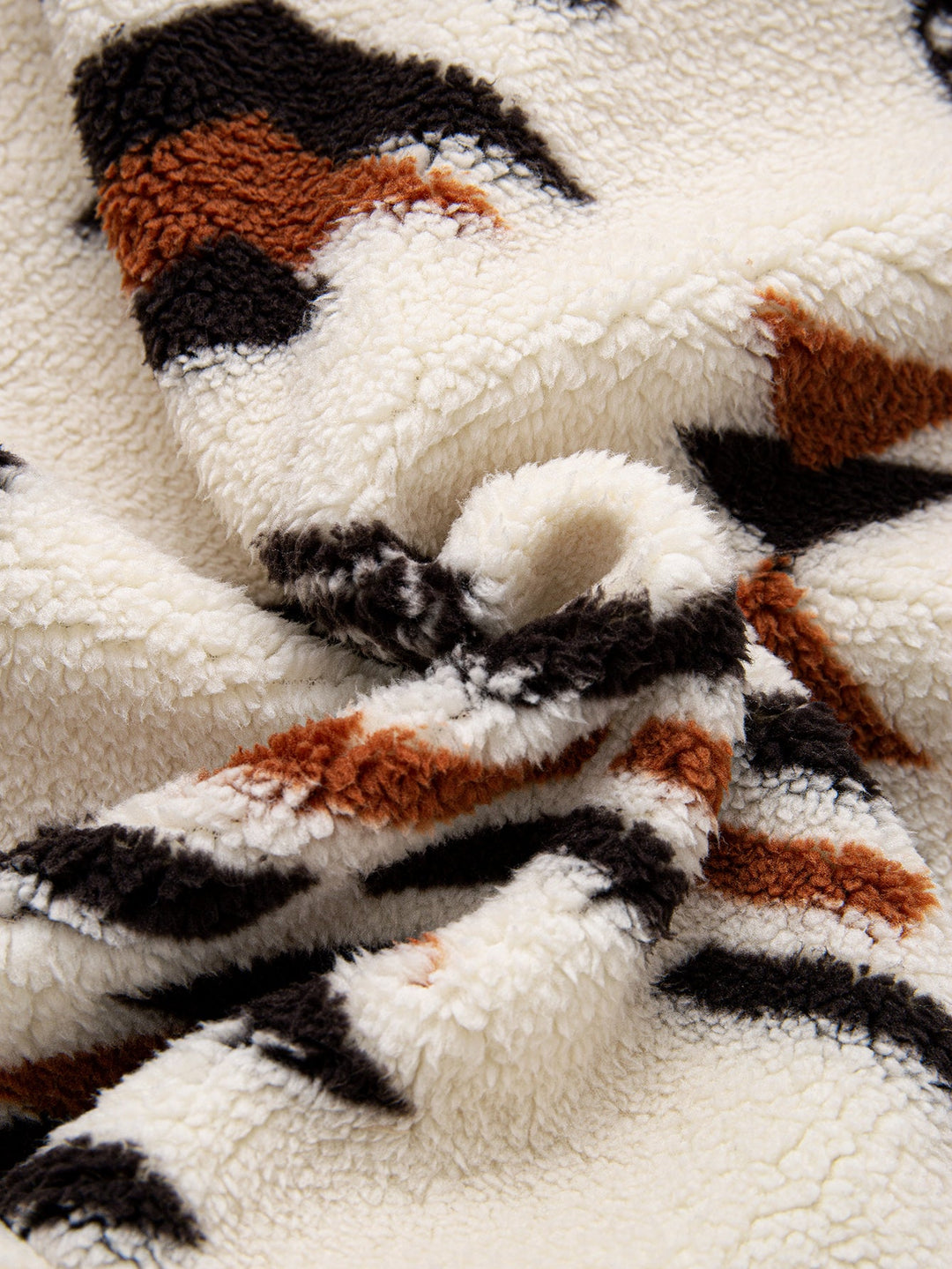 Aztec Print Teddy Hoodie & Jogging Pants