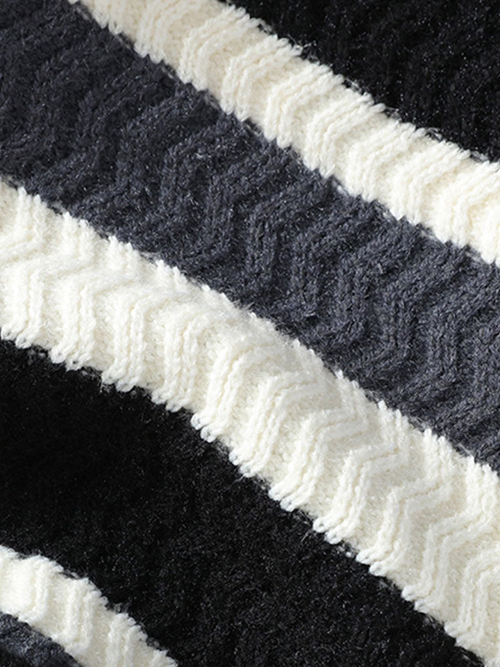 Striped Crew Neck Sweater