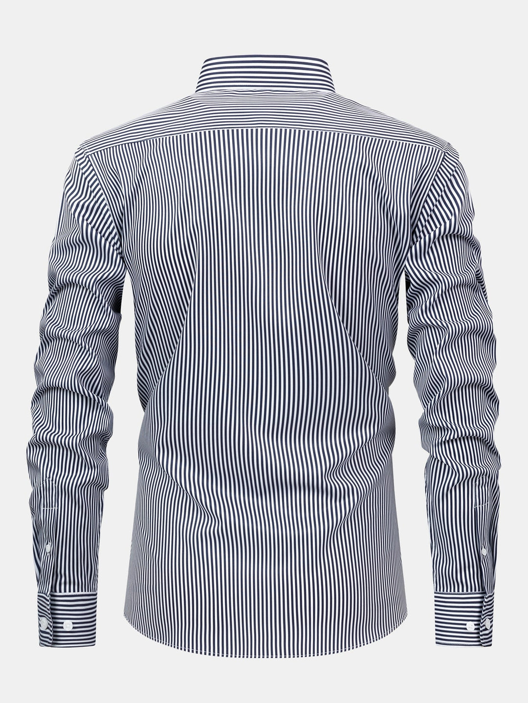 Long Sleeve Stripe Button Up Shirt