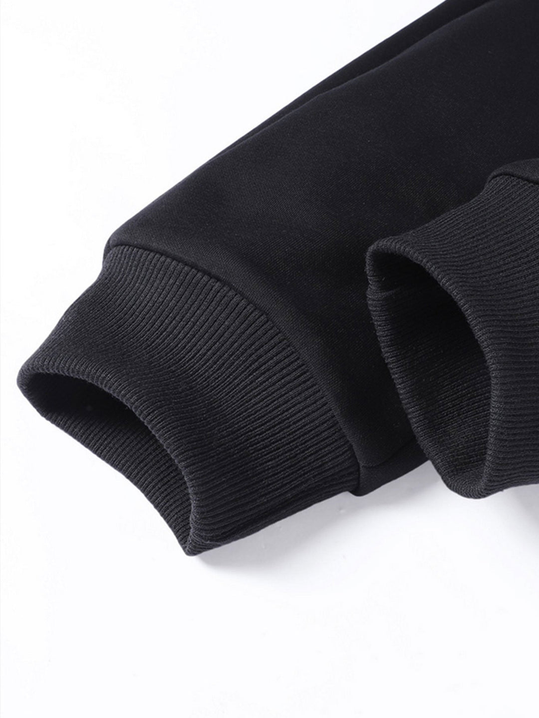 Solid Zipper Pocket Cotton Jogger Pants