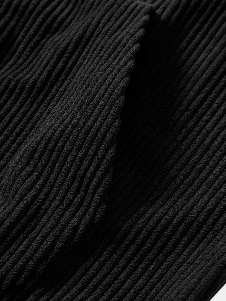 Corduroy Zip-Up Hoodie
