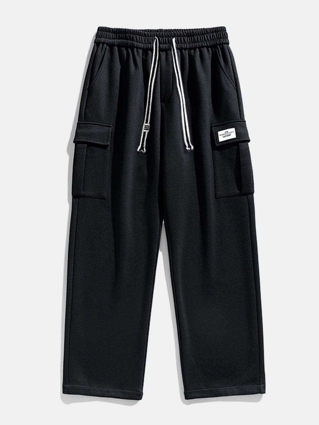 Camiseta Waffle 2 em 1 de Manga Longa com Caimento Relaxado & Calças Cargo de Jersey com Pernas Retas e Caimento Relaxado