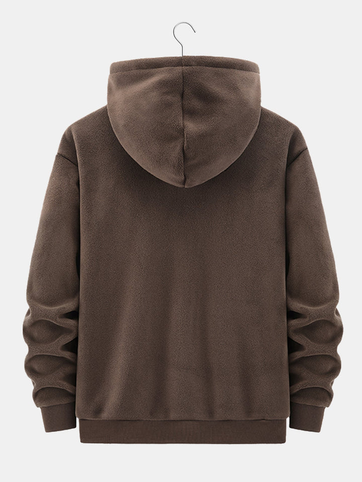 Fleece-Lined Zip Up Hoodie & Jogger Pants