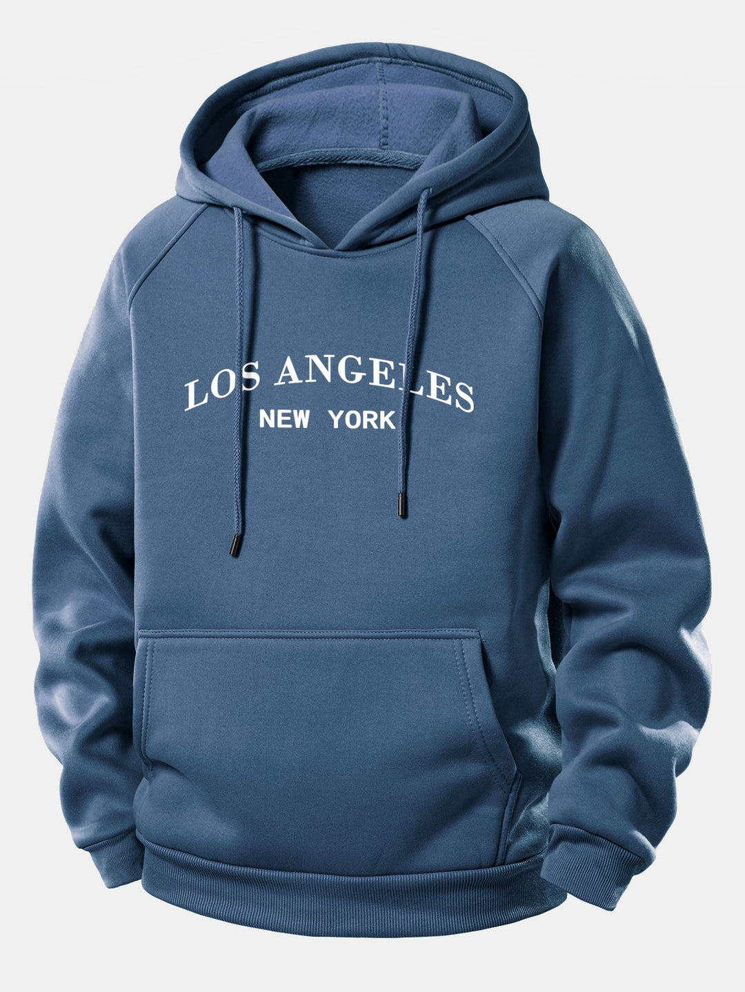 Los Angeles Print Drawstring Hoodie