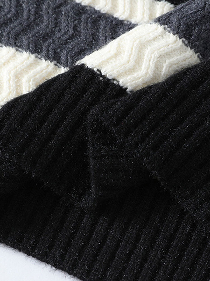 Striped Crew Neck Sweater