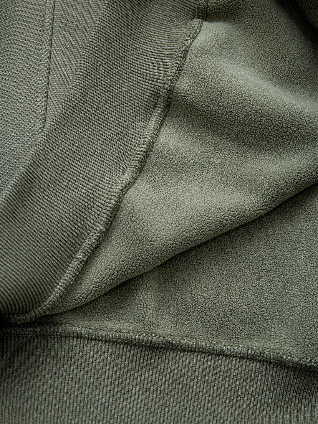 Teddy Lined Quarter Zip Sweatshirt