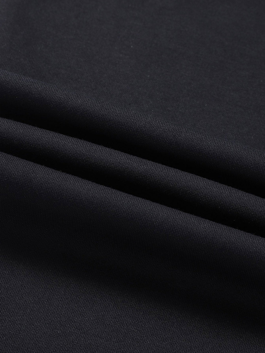 Solid Zipper Pocket Cotton Jogger Pants