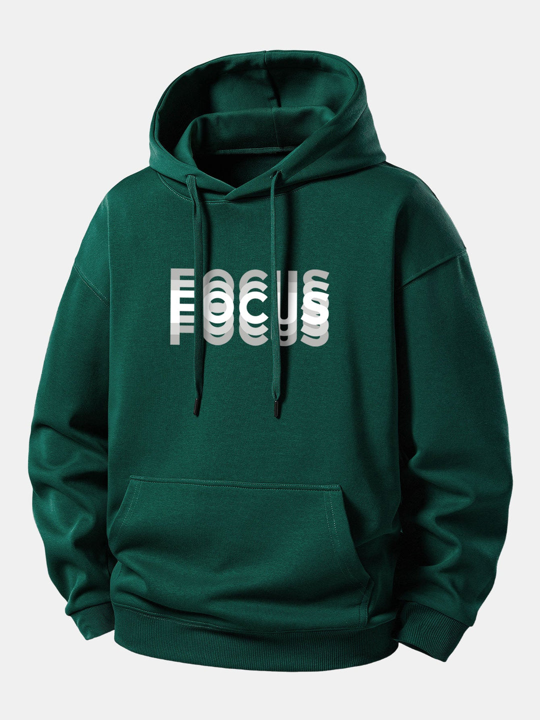 Focus Print Relax Fit Hoodie