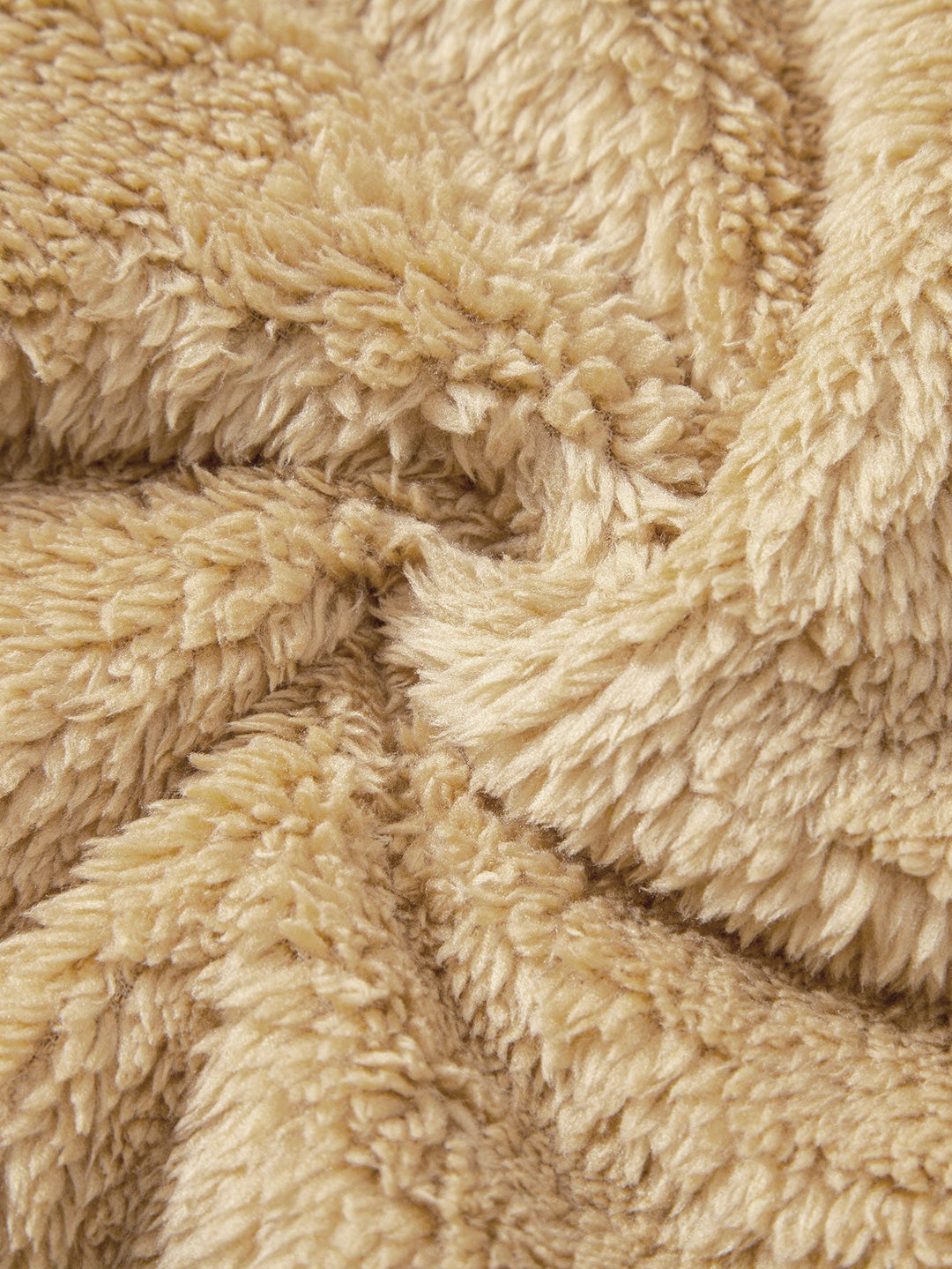 Bear Embroidered Patch Teddy Hoodie & Teddy Jogger Pants