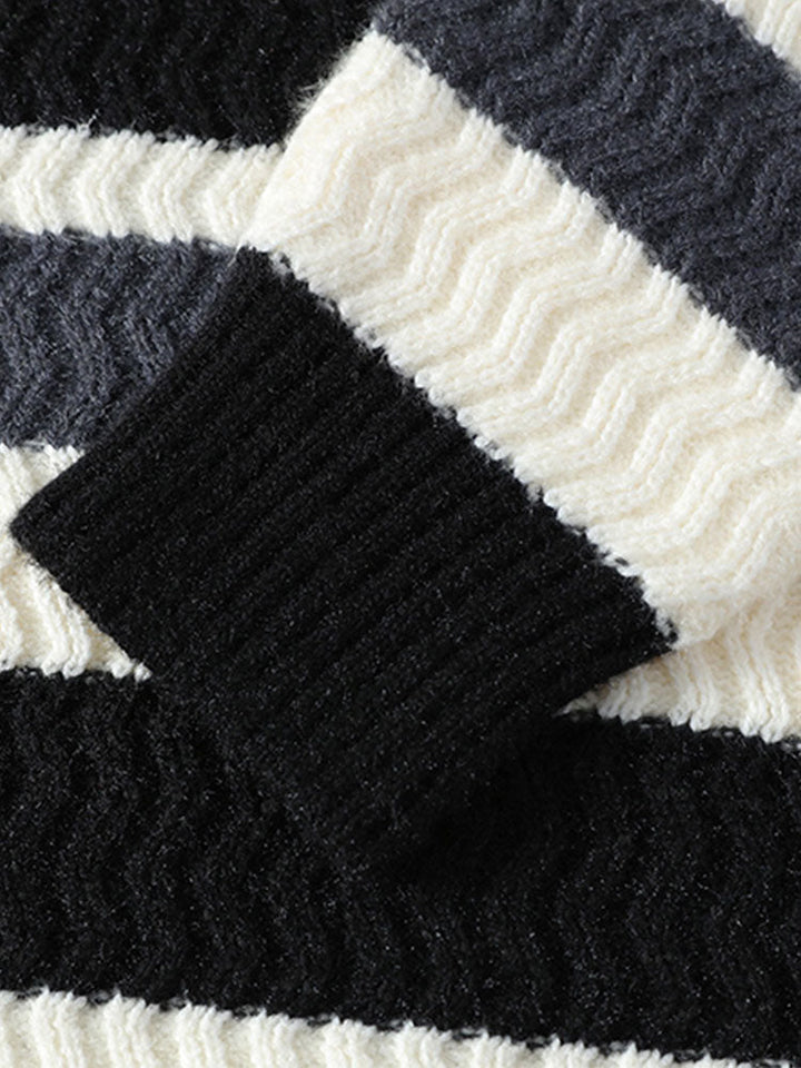 Striped Crew Neck Sweater