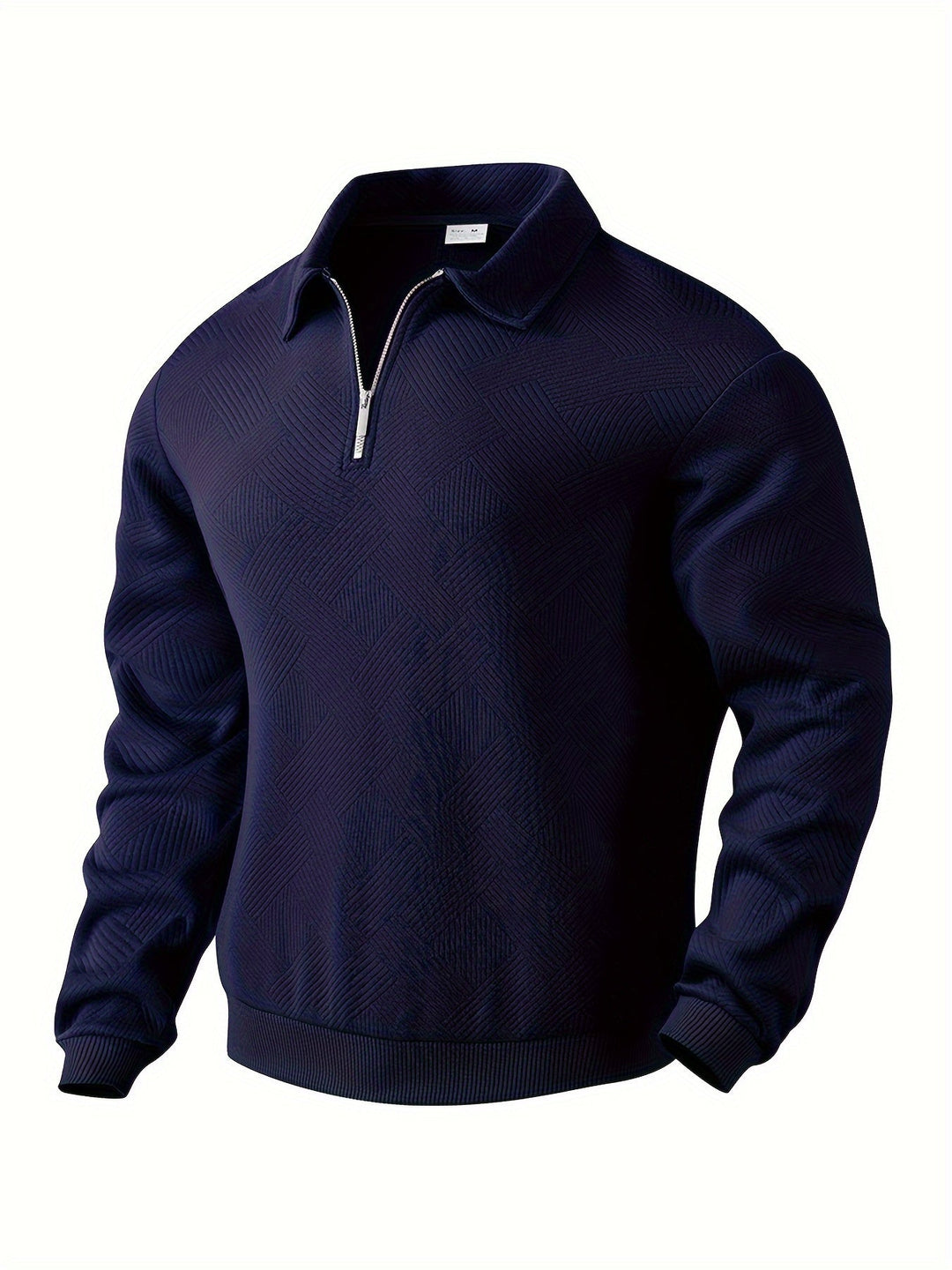 Elite™ - Vintage Geometric Design Sweater With Zipper