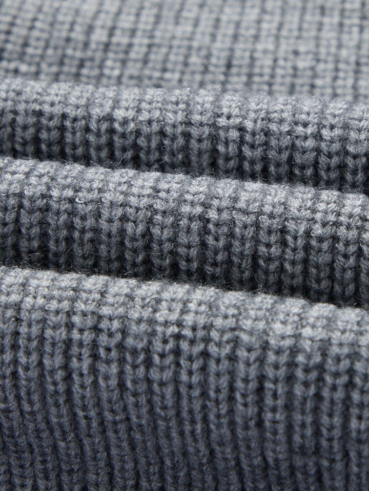 2 In 1 Notched Collar Sweater