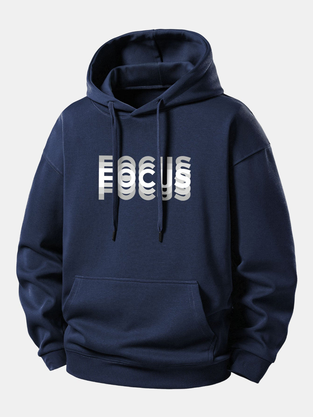 Focus Print Relax Fit Hoodie