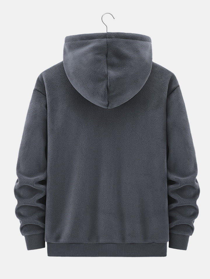 Fleece-Lined Zip Up Hoodie & Jogger Pants