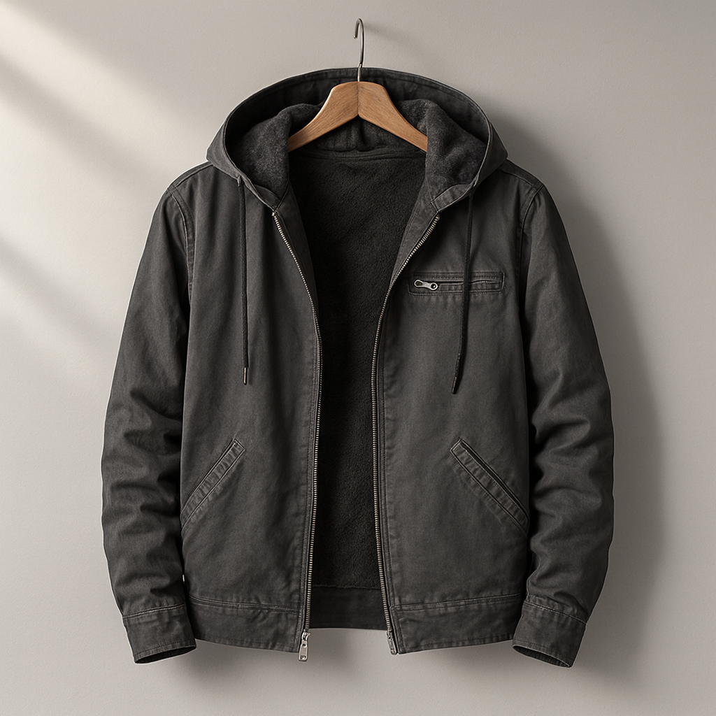 Hawthorne Canvas Sherpa Jacket