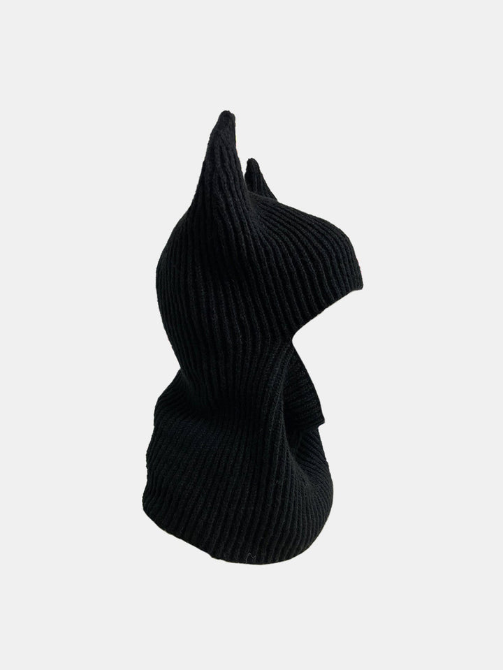Solid Unisex Warm Winter Funky Rabbit Ear Knit Beanie Hat