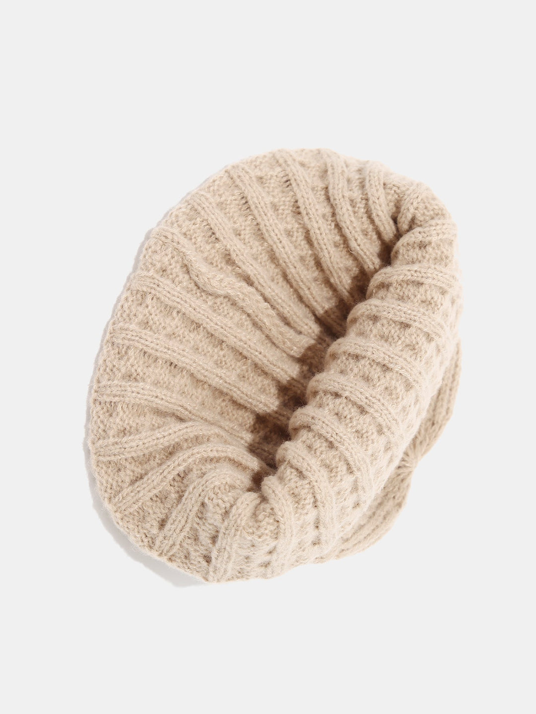Warm Vintage Cable Knit Beanie Hat