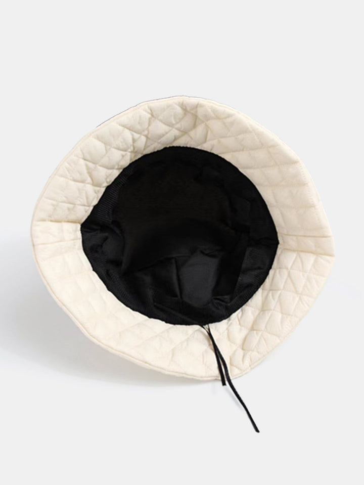 Ultra-light Thick Quilted Solid Color Fisherman Hat