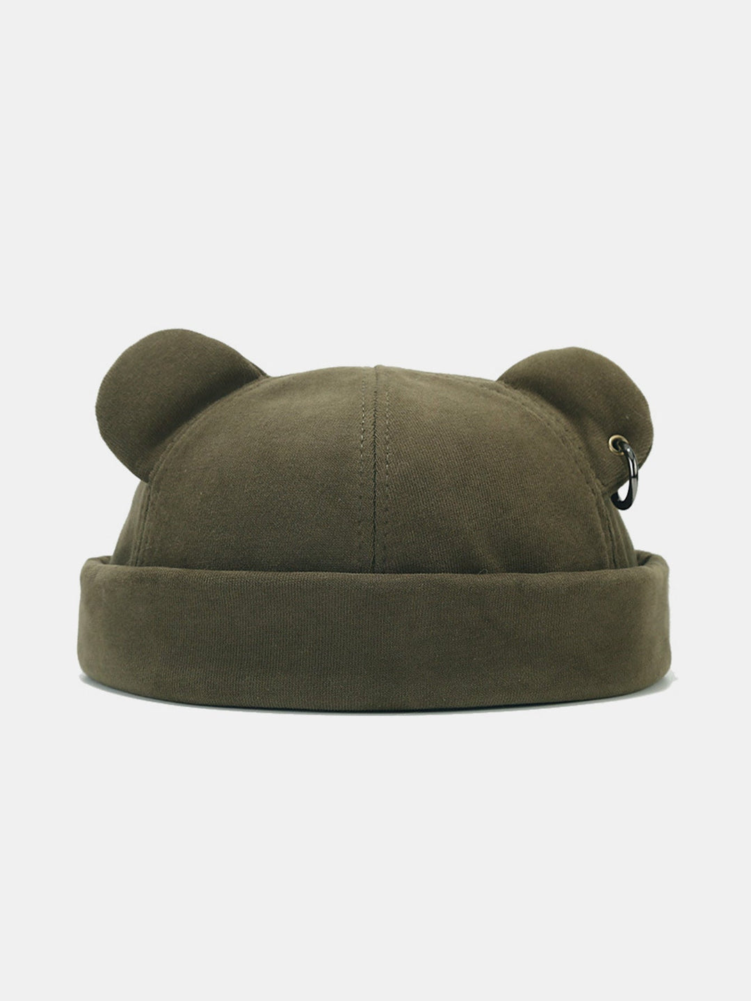 Adjustable Unisex Beanie Hat With Bear Ear Design