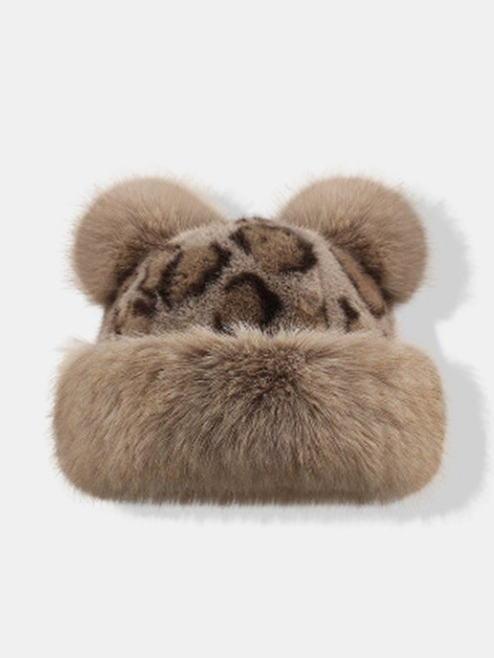 Faux Fur Thickened Warm Ear-covering Beanie Hat
