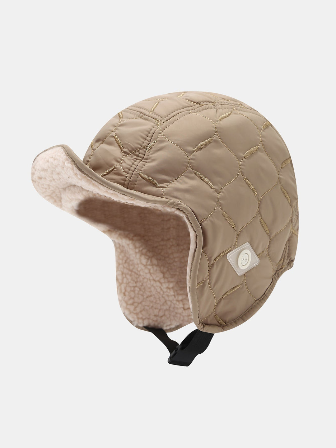 Winter Thickened Plush Warm Earflap Hat Reversible Design For Wearing On Both Sides