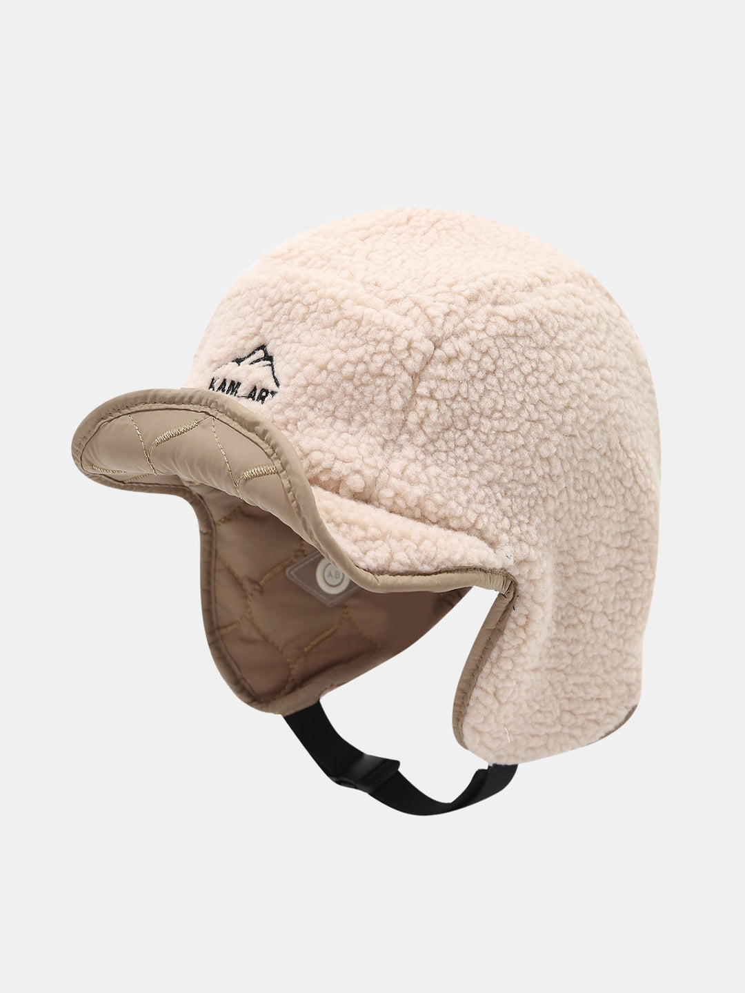 Winter Thickened Plush Warm Earflap Hat Reversible Design For Wearing On Both Sides