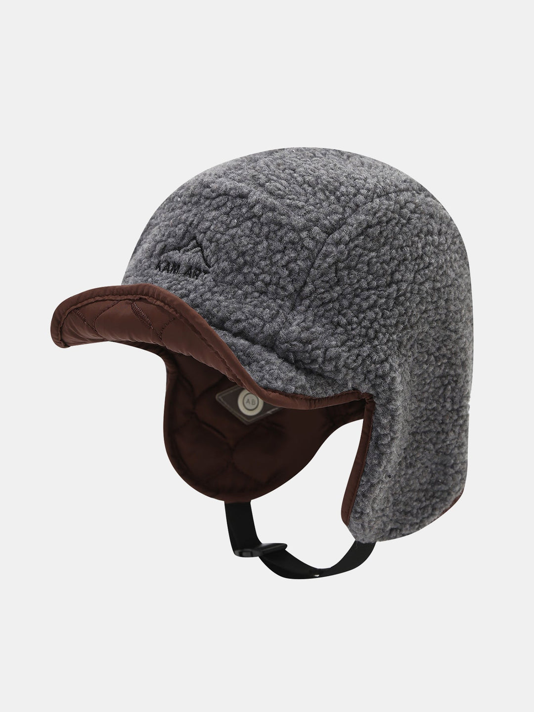 Winter Thickened Plush Warm Earflap Hat Reversible Design For Wearing On Both Sides