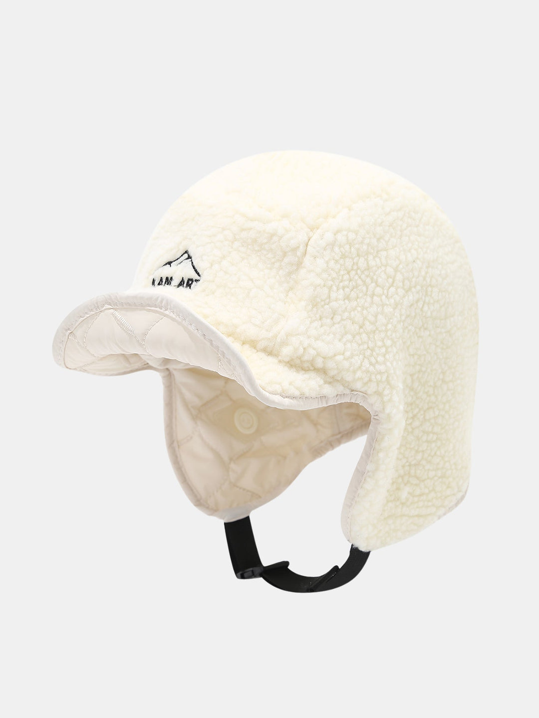 Winter Thickened Plush Warm Earflap Hat Reversible Design For Wearing On Both Sides