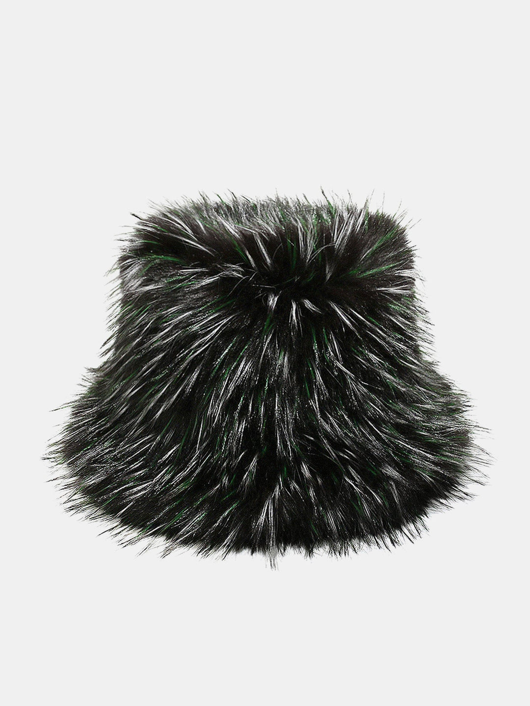 Faux Fox Fur Thickened Fur Plush Bucket Hat