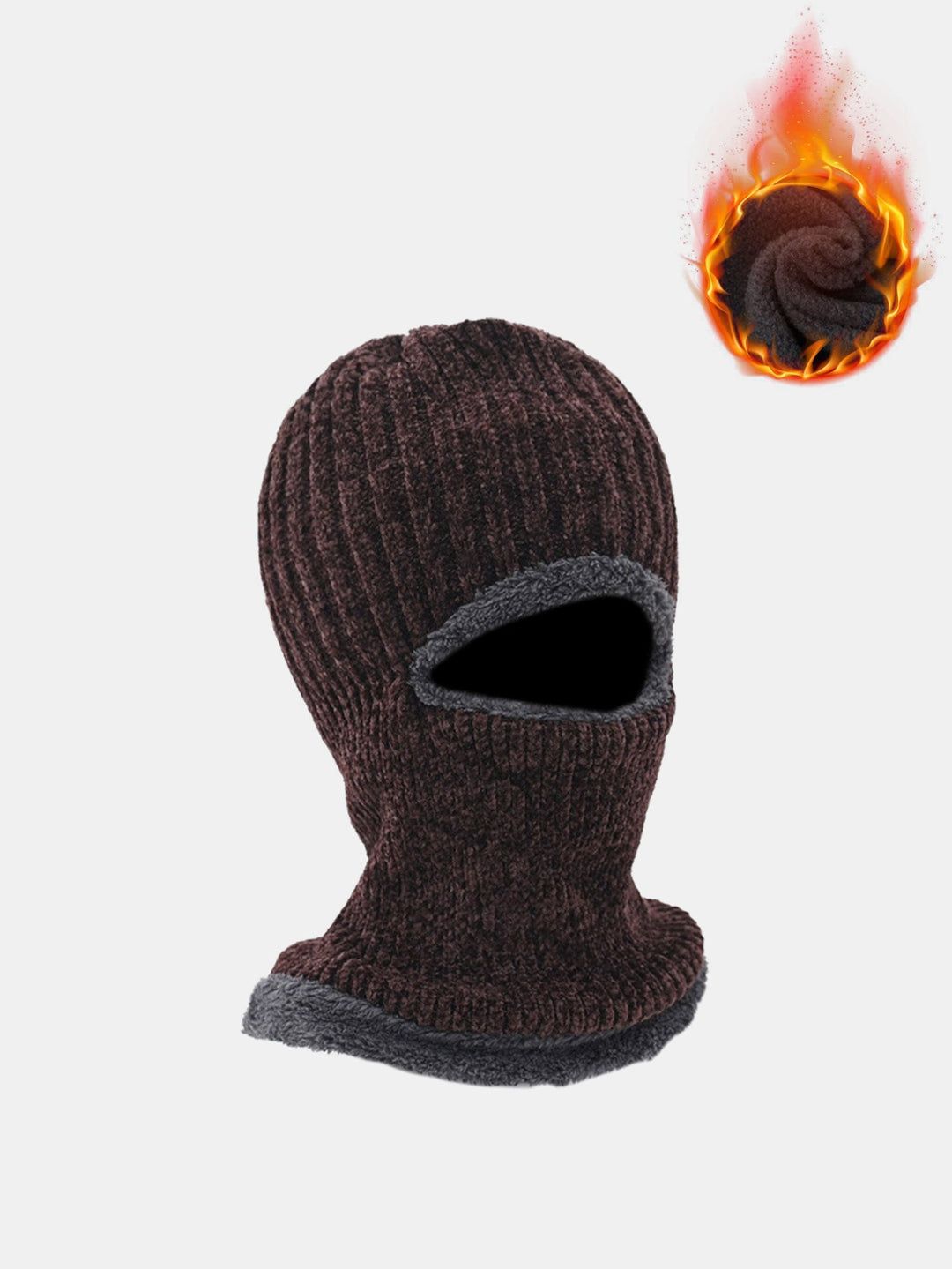 Winter Thermal Windproof Balaclava Hat With Face Mask