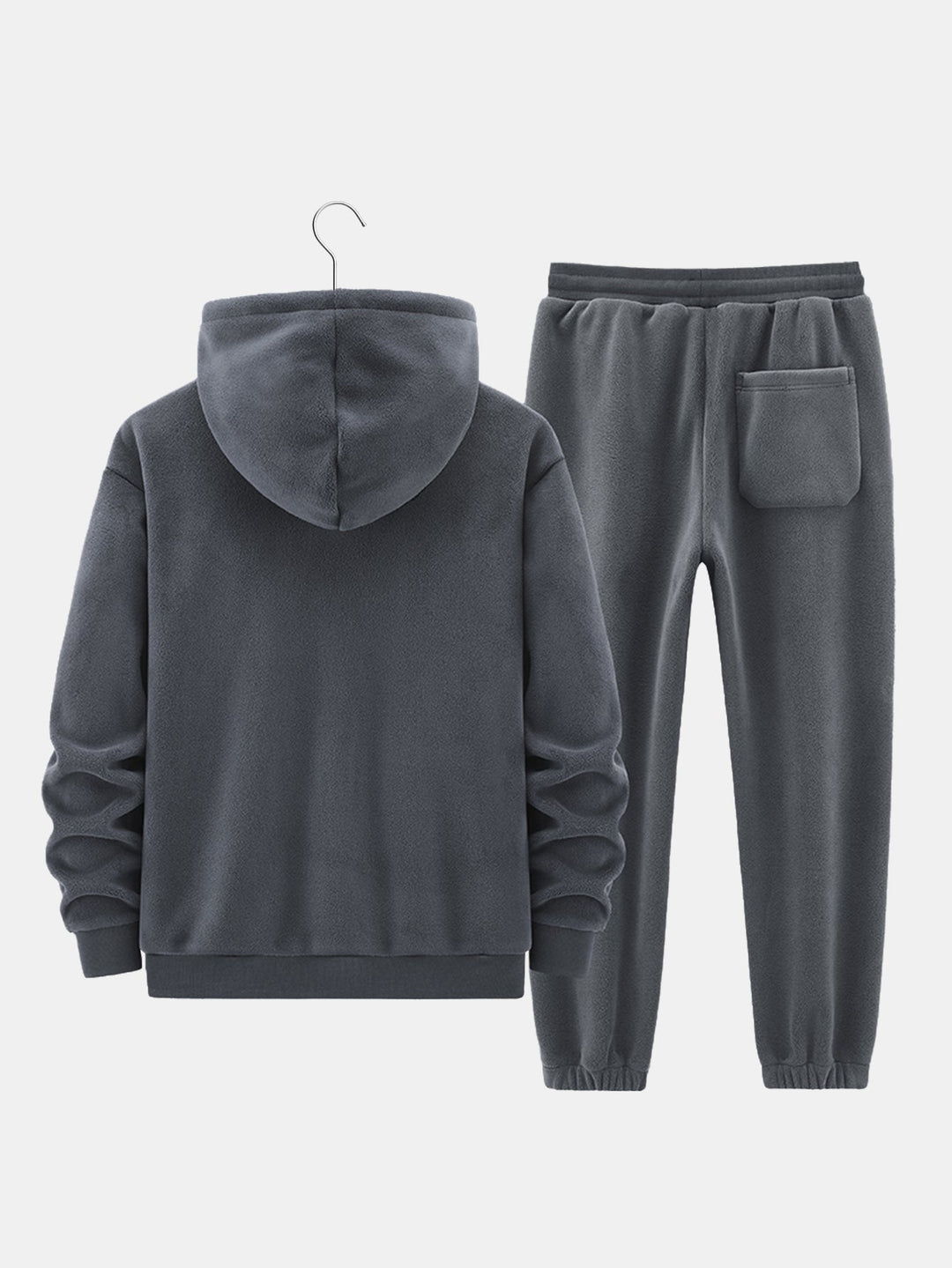 Fleece-Lined Zip Up Hoodie & Jogger Pants