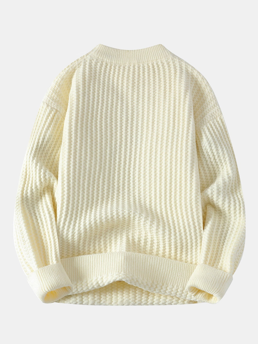 Waffle Crew Neck Sweater