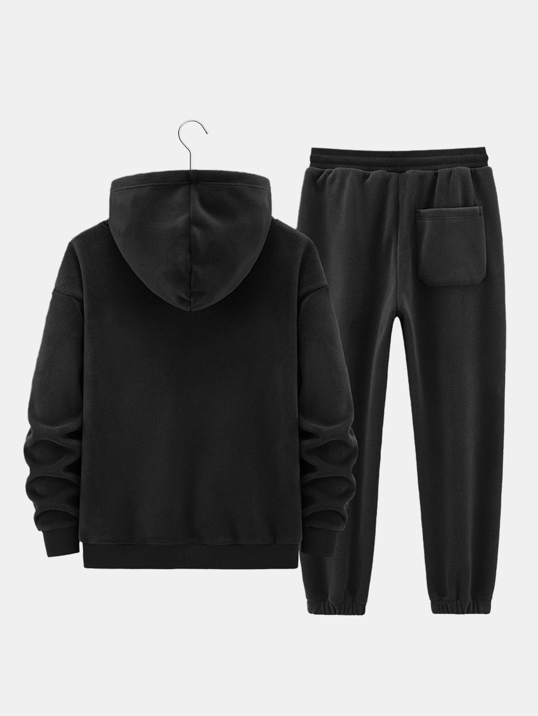 Fleece-Lined Zip Up Hoodie & Jogger Pants