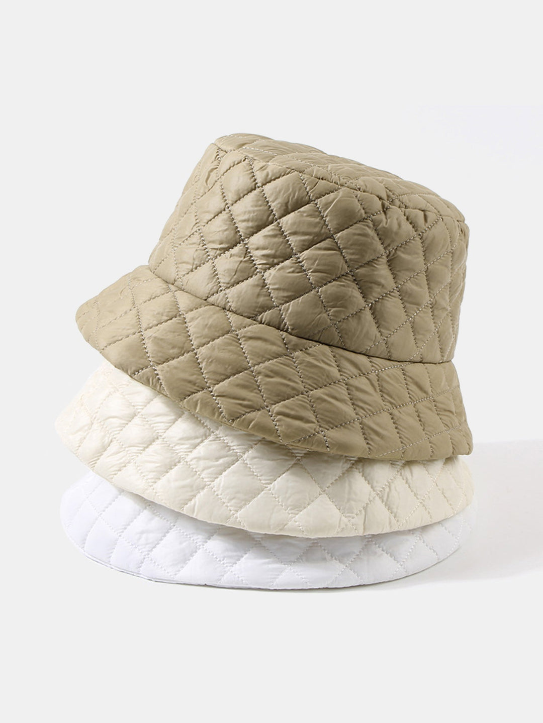 Ultra-light Thick Quilted Solid Color Fisherman Hat