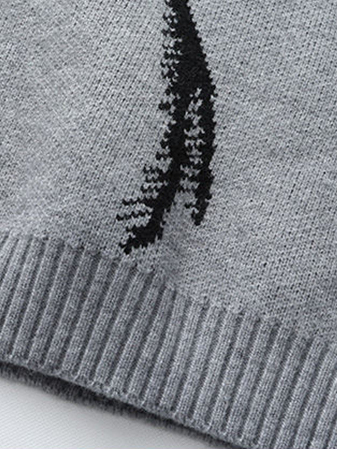 Japanese Cat Print Crew Neck Sweater